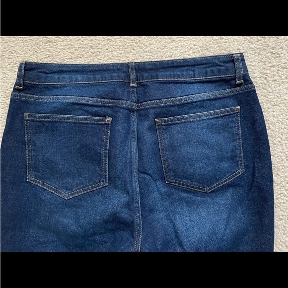 Boden The Edinburgh Jean Gold Piping Stretch Women’s Sz US 10 UK 14 High Rise - Picture 8 of 16